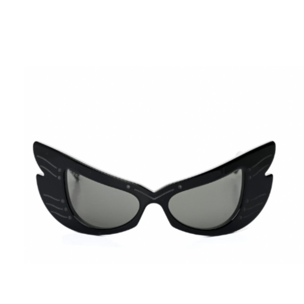Gucci Hollywood Forever 0710 Butterfly Wing Mask GG710S Sunglasses Black